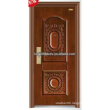 High Quality Imitated Copper Paint Steel Security Doors KKD-503 For Main Door Design